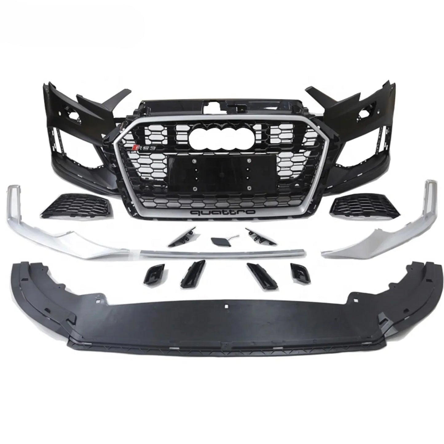 RS3 Look für Audi A3 (2017–2019) – Komplettes Bodykit inkl. Frontstoßstange & Grill