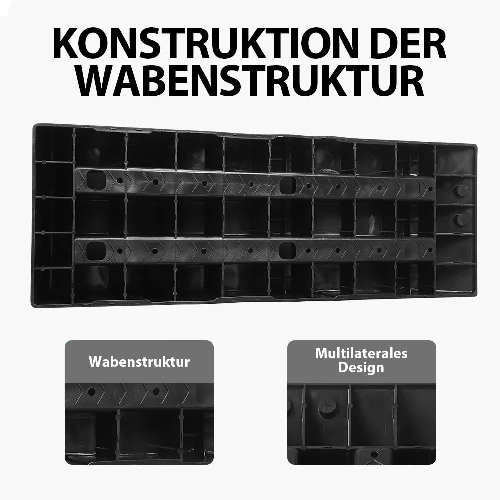 2x Auto Auffahrrampen – Rutschfest & Stabil | Für Tiefergelegte Fahrzeuge | Ölwechsel & Wartung