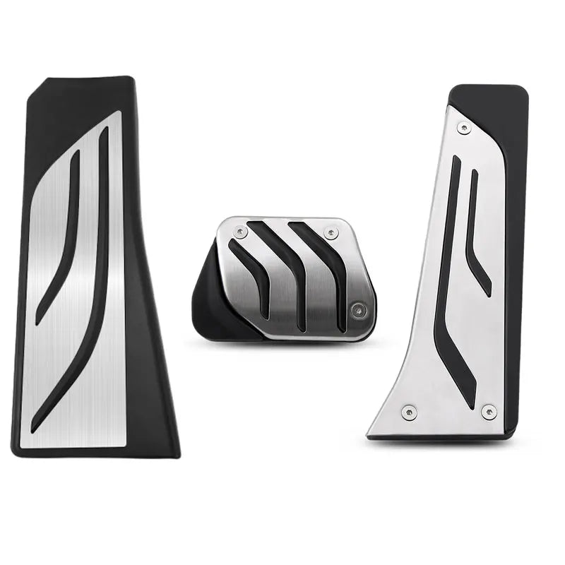 Sportliches Pedalset für BMW 5er M-Modelle – Gas, Bremse & Fußstütze