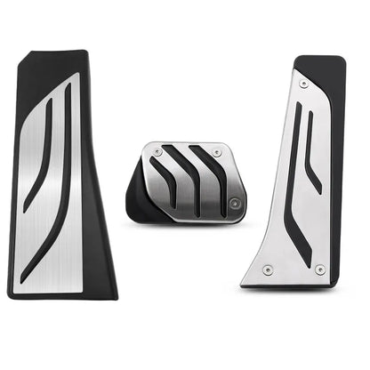 Sportliches Pedalset für BMW 5er M-Modelle – Gas, Bremse & Fußstütze