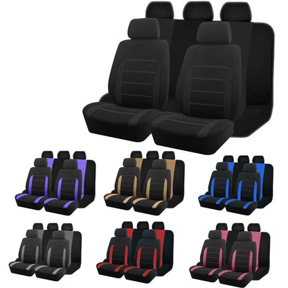 Universelle Sitzbezüge in verschiedenen Farben – Komplettset für Vorder- & Rücksitze | Schonbezüge Auto