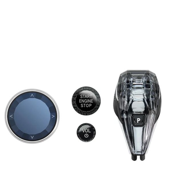 Vierteiliger Kristall-Schalthebel im edlen Design für sportliche Fahrzeug-Innenräume