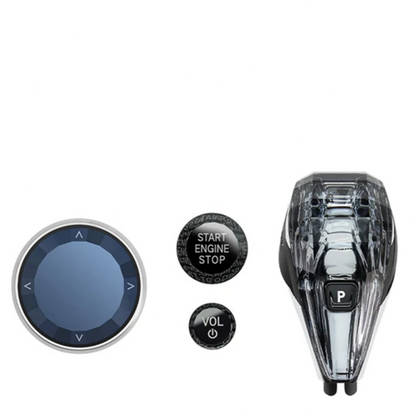 Vierteiliger Kristall-Schalthebel im edlen Design für sportliche Fahrzeug-Innenräume