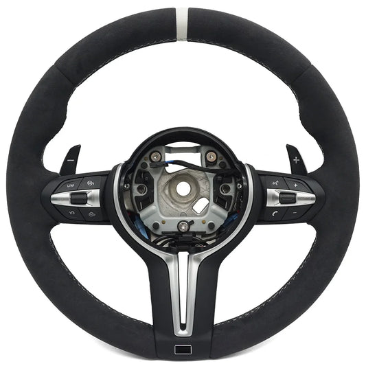 alcantara,leder lenkrad in schwarz 