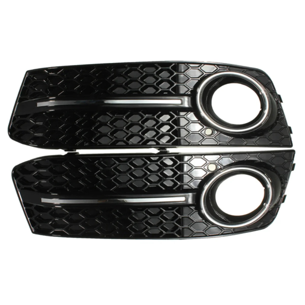 Links-rechts Gitterblenden für Nebelscheinwerfer an Audi A4 B8 Standard-Stoßstange