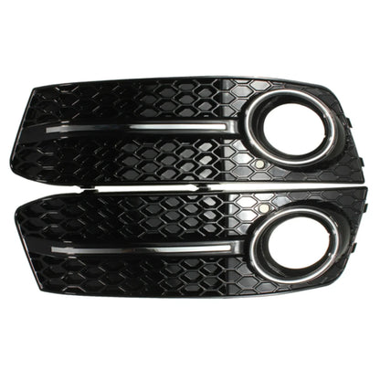 Links-rechts Gitterblenden für Nebelscheinwerfer an Audi A4 B8 Standard-Stoßstange