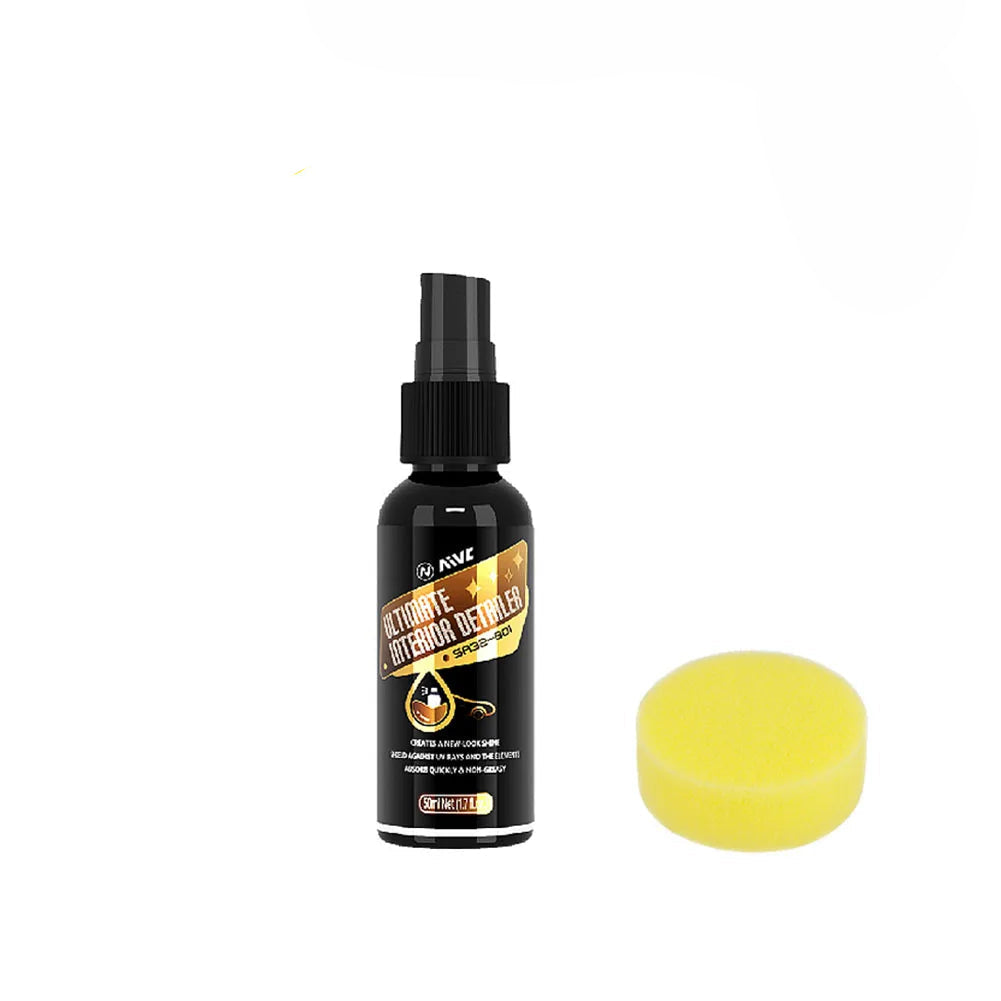 Plastik & Leder Restaurator  – Auto Innenraum Pflege mit UV-Schutz & Glanz-Effekt | Cockpit Reiniger & Detailer