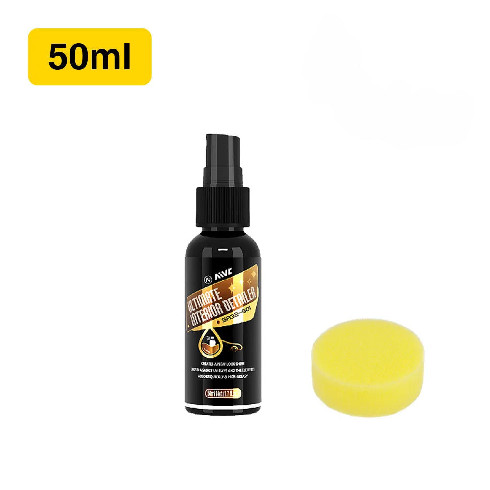 Plastik & Leder Restaurator  – Auto Innenraum Pflege mit UV-Schutz & Glanz-Effekt | Cockpit Reiniger & Detailer